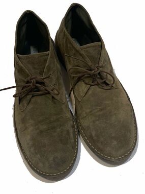 Ernesto dolani Men's Suede Chukka Boots - Lace-Up Desert Style